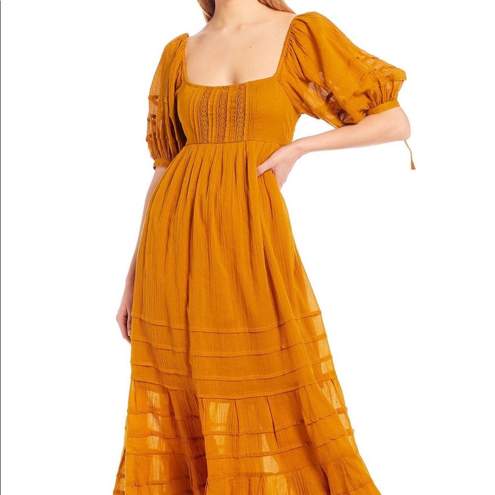 Free People Lets be Friends Midi Dress NWT XL